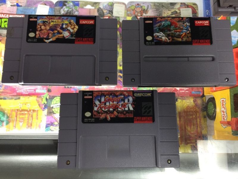 VGDealsRetroUS's tweet photo. LOT OF 3: #SuperNintendo- Street Fighter II TURBO, Street Fighter II, and Super #retrogaming #ebay 🔥🔗https://t.co/rxbYlOmWfk https://t.co/XNImSHnQ1u