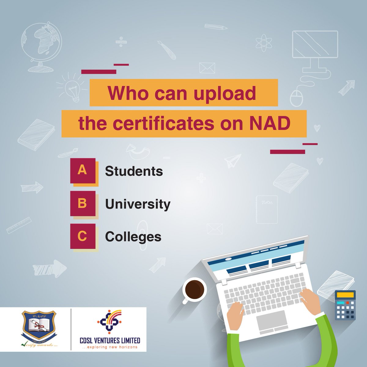 cvlnad's tweet photo. How well do you know #NAD. Test your knowledge by taking the quiz. Write your answer in the comment section. https://t.co/l7Sql40k4R