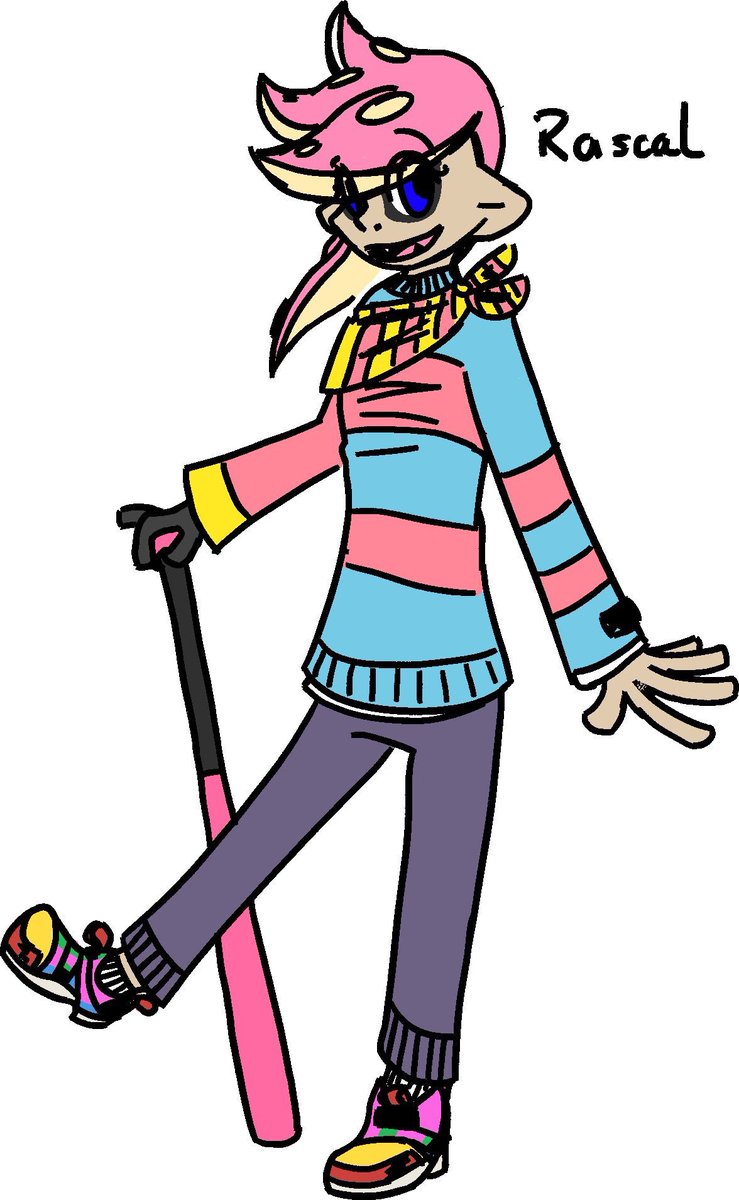 PinkInkRascal's tweet image. 「We move forwards for brighter days!」
🎀 Friendly and bold Octoling!
🎀 Has minor troubles speaking Inklish
🎀 Never plays turf/ranked/salmon run
🎀 Not looking for ships, but will ship with chem (lesbian)

#splatoonrp