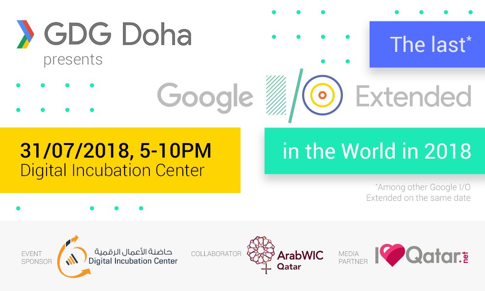 DIC_Startups's tweet image. Join us for this year's Google IO Extended event, where we'll bring together tech enthusiasts and the developer community to be a part of the Google IO 2018 experience.
Register now: buff.ly/2uUzLk2
#IO18extended #IO18 #MENAIO #MENAIOExt