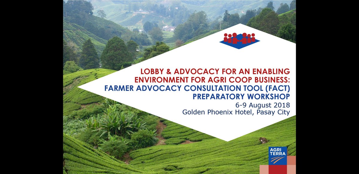 junvirola's tweet photo. COMING SOON TO THE PHILIPPINES! #FarmerAdvocacyConsultationTool #EnablingEnvironmentForBusiness #FACT4Business #AgriterraYearOfLobby @rvdmaden @LucGroot @ChGouet @KeesBloklandPhD @CeesvanRij https://t.co/ksuQi8XDJ7