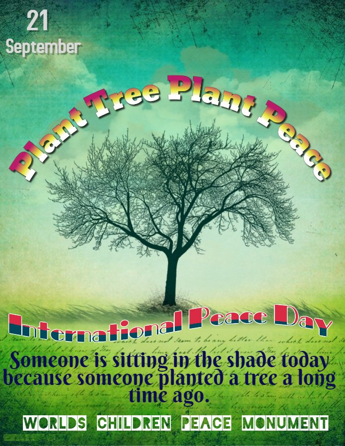 babawcpm's tweet photo. Plant Tree Plant Peace https://t.co/Ydlj7ayHFa