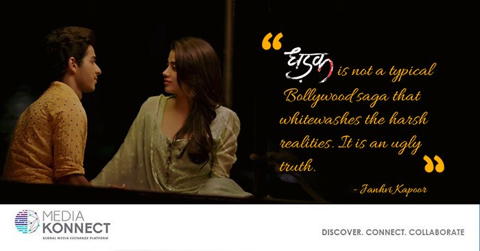 Media_Konnect's tweet photo. @DhadakMovie starrer #JanhviKapoor inspires realism in Bollywood romance with a bold statement to the #industry. Read on to know more.

https://t.co/94M8dI9Zx2 

@ShashankKhaitan
#IshaanKhattar #BollywoodCelebs #Bollywood #discover #connect #Collaborate https://t.co/cUKX6UKPdc