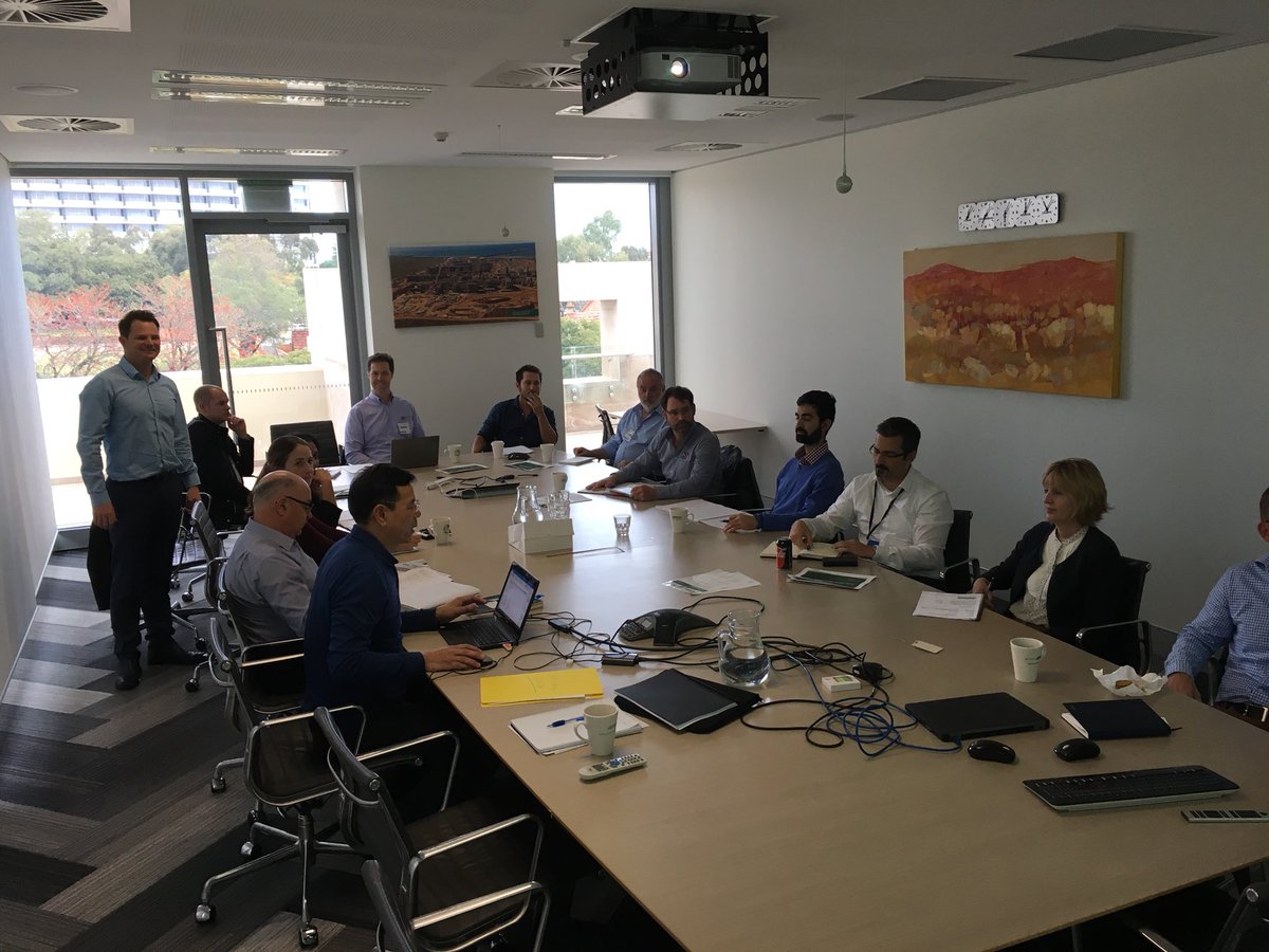 FSR_UWA's tweet photo. Exciting moment - Kick-Off meeting for the @aclngf concept development #productdevelopments #research #training #pilotplant #openaccess @arc_gov_au @ResourcesGovAu https://t.co/7S60956TkL