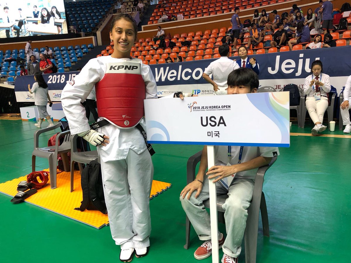 MayaMataTKD's tweet photo. After some tough fights, took Gold at 2018 Jeju Korea Open.  @Teamnta @driven_elite @Karin_Hosenfeld @Bonenchiro https://t.co/f7acLnyyWv