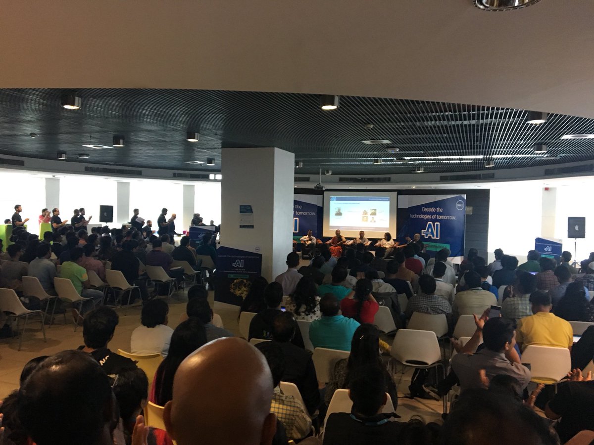 ronambia83's tweet photo. Being the early bird did not help ... awesome turnout at the #DellEMCAIDay #MakeItRealWithAI #Iwork4Dell https://t.co/RF8J5GJ2JU