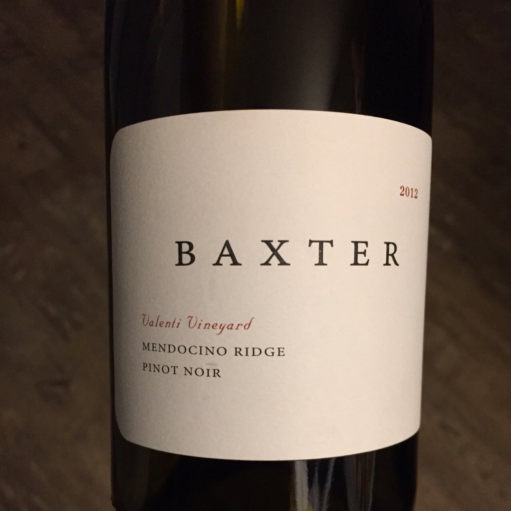 BrixChickHeidi's tweet photo. ‘12 @baxterwinery #Valenti Beautiful mushroom, earth, fennel seed, bing cherry, allspice #mendocinowine #deedubcellar https://t.co/1KlcutPH7U