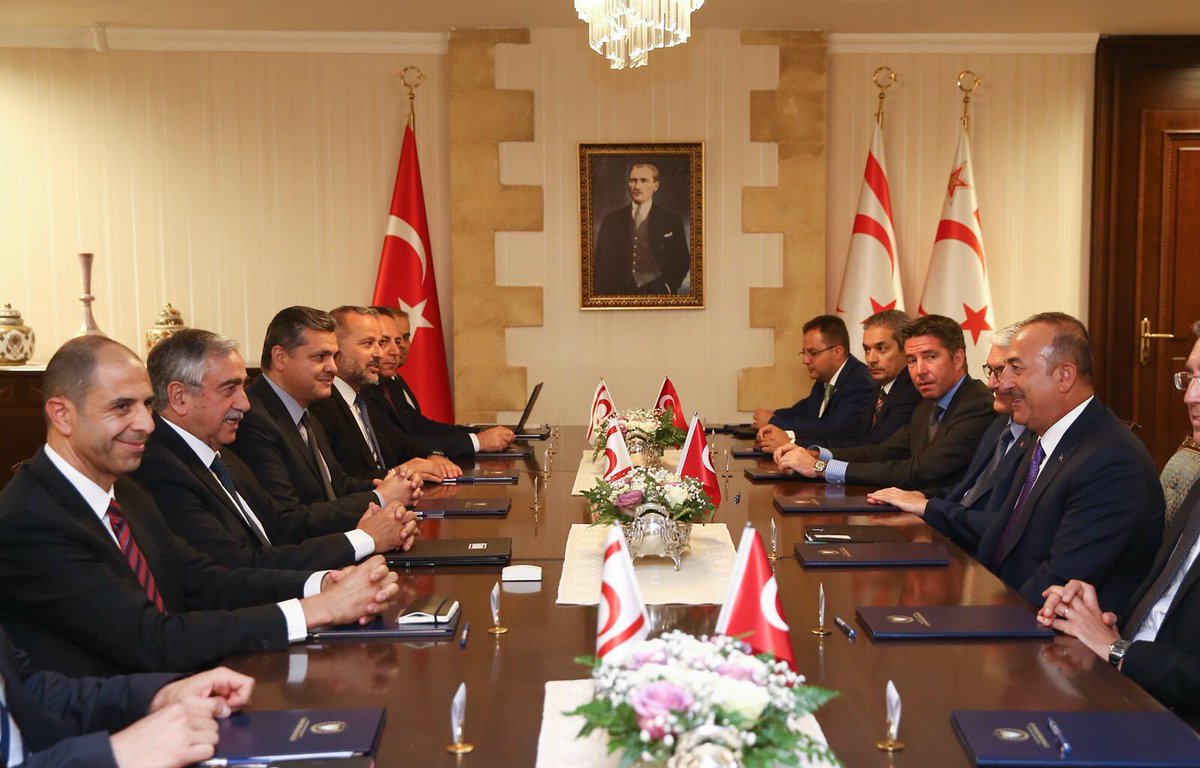 #KKTC Cumhurbaşkanı Akıncı ile görüşmemizde adil, sürdürülebilir ve Kıbrıs Türk halkının geleceğini ve güvenliğini güvence altına alacak gerçekçi bir çözümün tesisi için görüşlerimizi paylaştık.