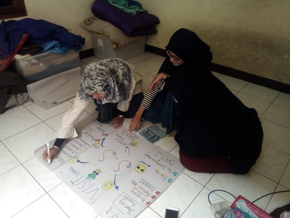 volunteerIBU's tweet photo. Teman-teman magang mahasiswi Psikologi Unpad telah melaksanakan review mengenai kunjungannya pada minggu lalu ke proyek Skill to Succeed Subang. #sharecare #enlightenment #todayactivity https://t.co/xDp1kjWqxn