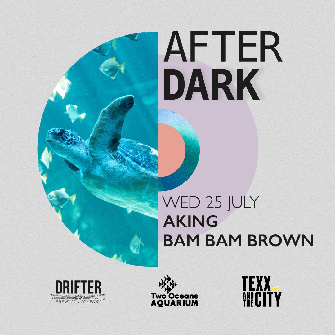After Dark presents <a href="/aKINGband/">AKING</a> and <a href="/JoshBamBamBrown/">Josh Bam Bam Brown</a> at <a href="/VandAWaterfront/">vandawaterfront</a> <a href="/2OceansAquarium/">Two Oceans Aquarium</a> tomorrow night: bit.ly/2uVDwWm via <a href="/QuicketSA/">Quicket South Africa</a> <a href="/DrifterBrewing/">Drifter Brewing Company</a> <a href="/texxandthecity/">Texx and the City</a> <a href="/CapeTown/">ᑕᗩᑭE TOᗯᑎ</a> <a href="/lovecapetown/">Love Cape Town</a> #capetown #lovecapetown #TravelTuesday