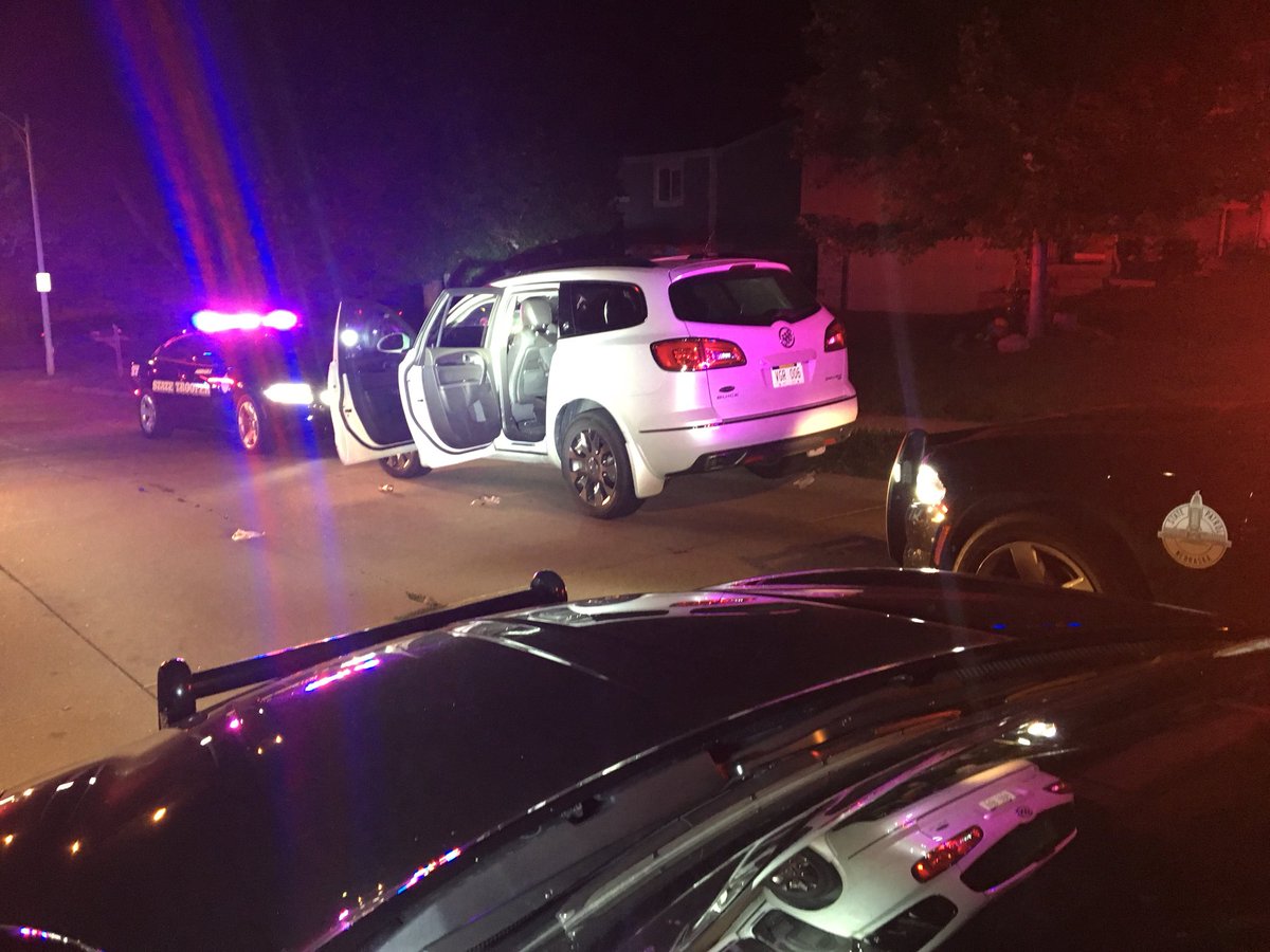 NSP_TroopA's tweet photo. With the help of @OnStar, Troopers track down occupied stolen vehicle near 130th and Ames. Much appreciation to @OmahaPolice and Douglas County Deputies for the assist. #1015 #sig5 https://t.co/wpBwQLT2Ei
