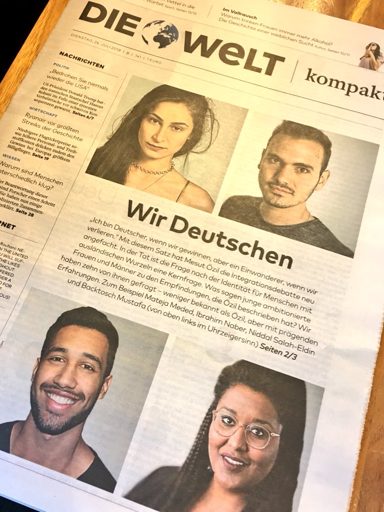 atjsk1's tweet photo. Dispatches from the saga for an #inclusive #Germany: Just as Germans seek to affirm & own a history that forges a multicultural identity, @MesutOzil1088 /#MesutOEzil’s courage tells a story as common in the #USA, #UK, or anywhere else. We need each other. @welt #WirDeutschen https://t.co/OOhvIzIE7c