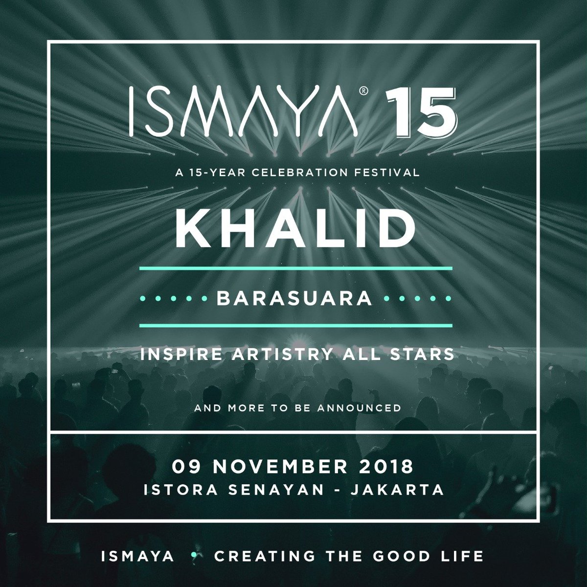 Confirmed! KHALID to perform in Jakarta on November 9 at Istora Senayan for <a href="/ISMAYA/">ISMAYA</a>'s 15th Year Celebration