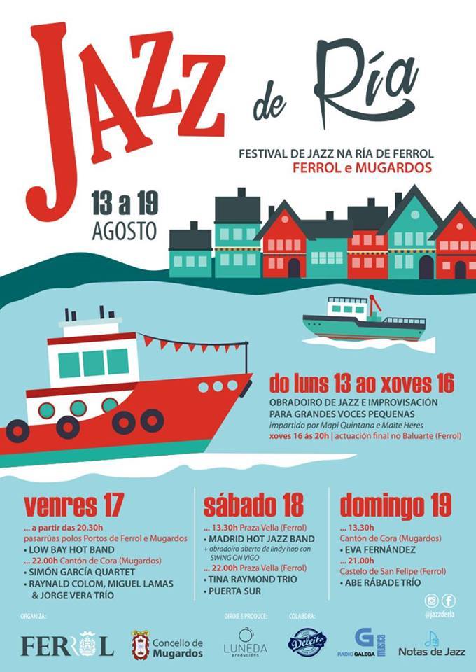 PlanazoGalicia's tweet photo. Festival Jazz na Ría. Ferrol – Mugardos https://t.co/1xTP6HUdgS https://t.co/ccXsnDISWJ