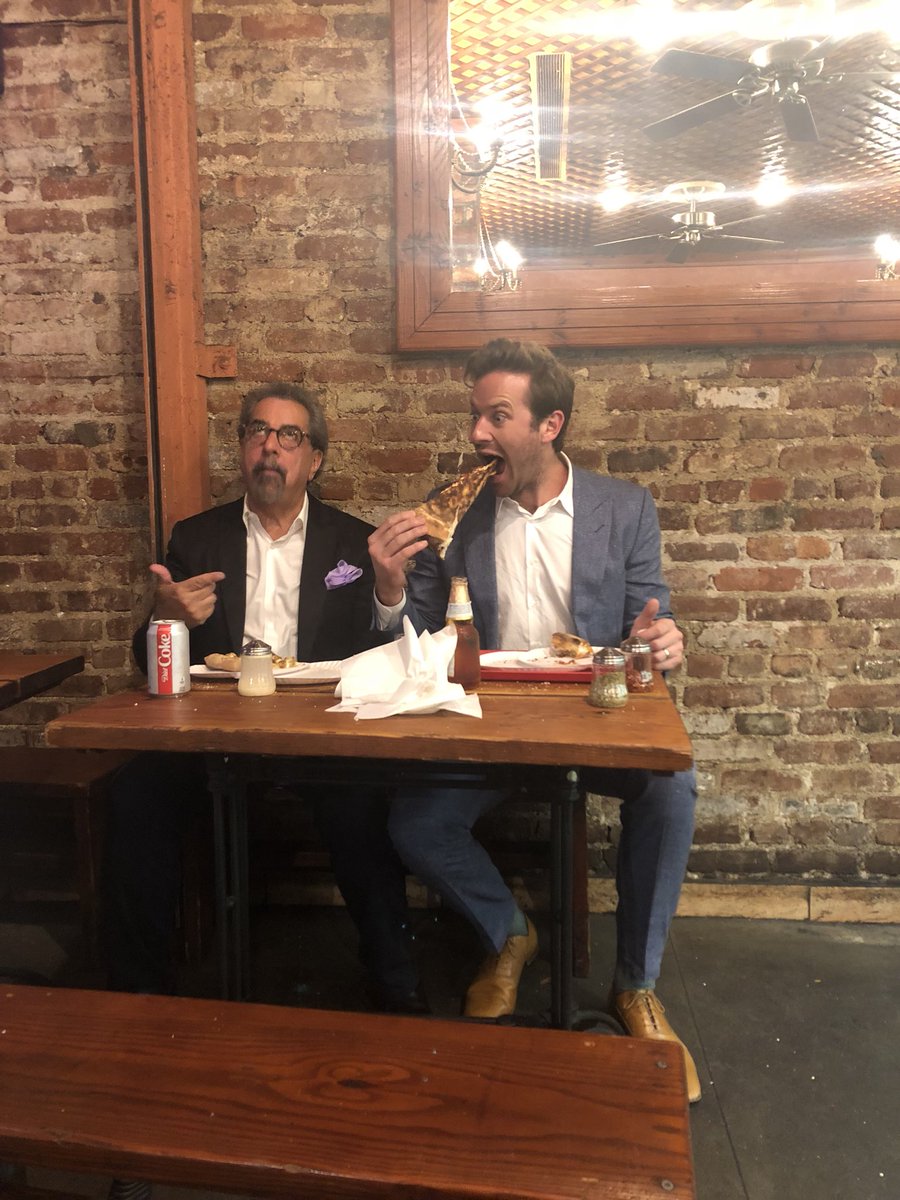 How every opening night on Broadway should end!  Come see us on 44th St.! #pizza <a href="/armiehammer/">Armie Hammer</a> <a href="/KentSchaffer/">kent schaffer</a>