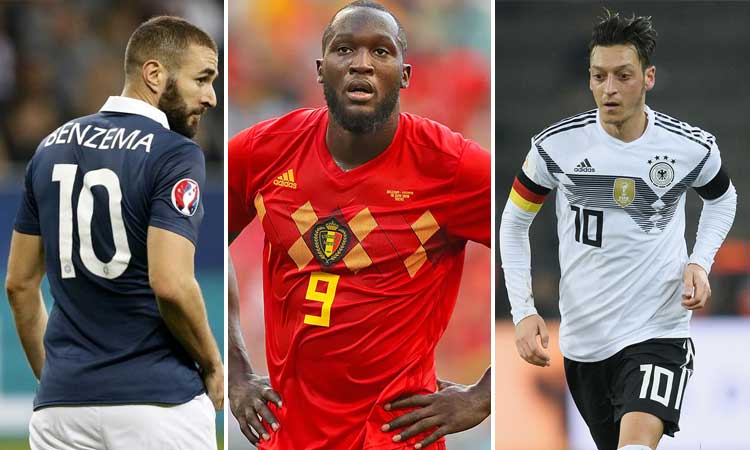 HTSpor's tweet photo. 📌 Benzema: "Ne zaman gol atsam Fransız oluyorum ne zaman atamasam Arap" 

📌 Lukaku: "Her şey iyi giderken Lukaku Belçikalı forvet! Kötü gidişte Kongo asıllı" 

📌 Mesut Özil : "Kazanınca Alman kaybedince göçmen oluyorum" https://t.co/5E28QaxVN4