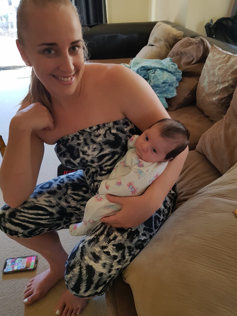 AlissaHall's tweet photo. Meeting my niece River Uiese https://t.co/O9GB58FJwu