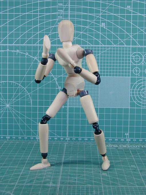 自由なポーズ人形 Togetter