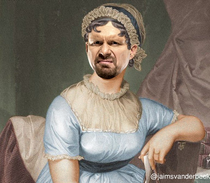 JaimsVanDerBeek's tweet photo. Stone Cold Jane Austen https://t.co/52bYsdHEC9