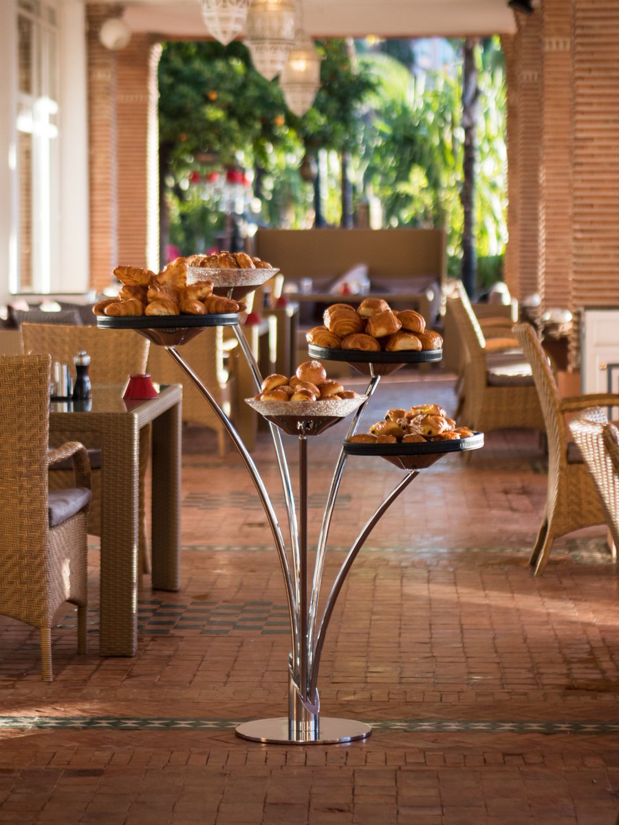 Safran_Paris's tweet photo. Opt for a remote buffet stand, and present your breakfast where you wish it with our Amazonia support. 

Sofitel Marrakech Palais Impérial
@SofitelRAKImp 

#SafranParis #Marrakech #luxuryhotel #breakfast #pastries#tableware #Amazonia  #resort #vacation #breakfast #sofitel https://t.co/oO8J1ZoFow