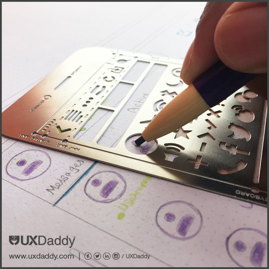UXDaddy's tweet photo. Elaborate your design ideas with design stencils.
Shop #Design #Stencils in https://t.co/Kr1aoo8Wzp
#HappyPrototyping
#uxdaddy #uxindia #ux #ui #uxdesign #uxdesigner #design #designer #designlife #wireframesketch #wireframe #wireframing #prototype #uiuxdesign #uiuxdesigner #uiux https://t.co/EwzICCm8js