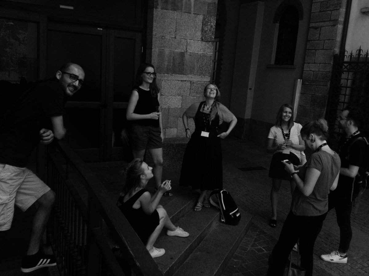 Yesterday at #ECREA! Making friends (and very nice photos) is part of #SuSo too ;)
#Unicatt