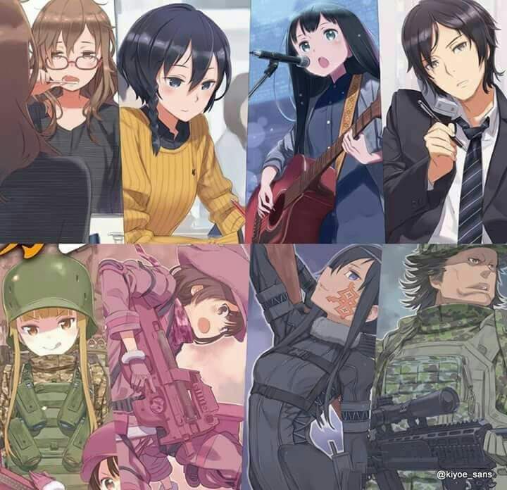 Kokuren Sword Art Online Alternative Gun Gale Online Main Characters In Game And Irl Swordartonline Swordartonlinealternativegungaleonline Ggo Anime Sao Sao Anime Llenn Pitohui Fukaziroh M T Co Ojwfikabqa