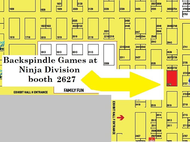 BackspindleGame's tweet photo. Come try our #newrelease for #SPIEL2018 on Saturday afternoon at the @ninjadiv booth at @Gen_Con #gencon2018 It's called 'Ninja Squad' and is both #playervplayer and #cooperative https://t.co/NIA4oJvSjI