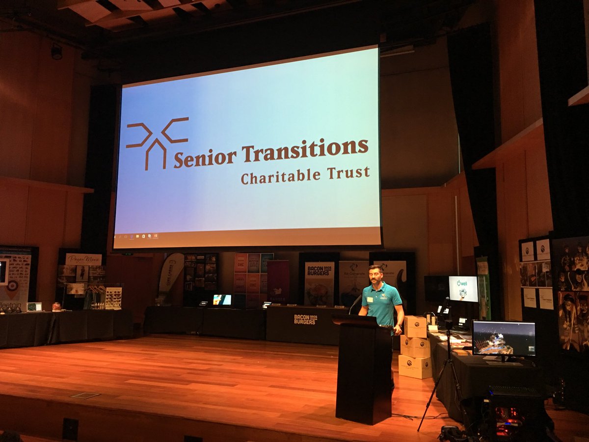 The launch of Senior transitions charitable trust #hlgp2018 #chch. What an awesome idea and brilliant initiative. Check it out and support it 😊
