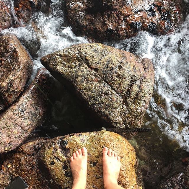 G R O U N D E D // As a wanderer with no real roots it is very important to find ways to ground myself. I find that nature helps. Here with my feet on the cool sea soaked stone I feel at rest. What else helps? Some sense of routine, a few small objects t… ift.tt/2v3aCnh