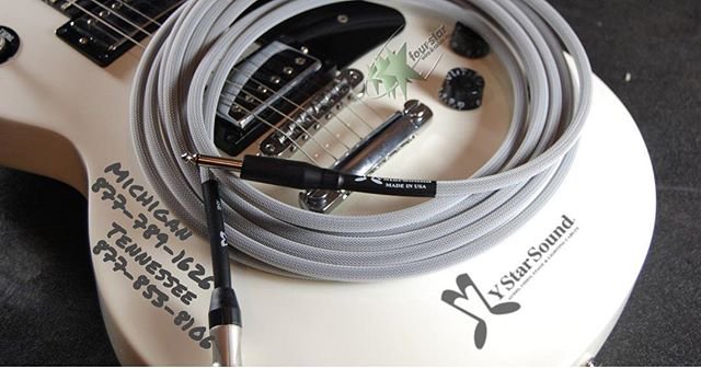 Need a top notch guitar cable? #guitartech #instrument #handcrafted #audio #studiosound #madeinamerica