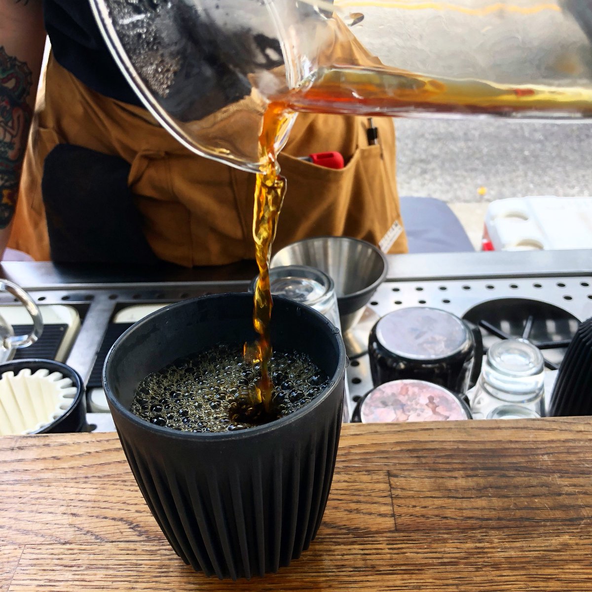 Back on Main St and loving our new <a href="/huskeecup/">Huskee</a> 
These cups are made from coffee husk that would have been put in a landfill but now are a viable drink option. #sustainability