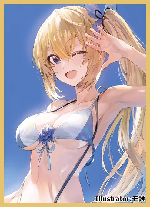 【フォロー&リツイートキャンペーン⑥】白詰草()のアカウントをフォーローして頂き、合わせてこのツイートをリツイートして頂いた方の中から1名様に、C94にて頒布予定のモ誰様() の新作プレイマットとスリーブをプレゼント致します!!締め切りは8月9日までです。 