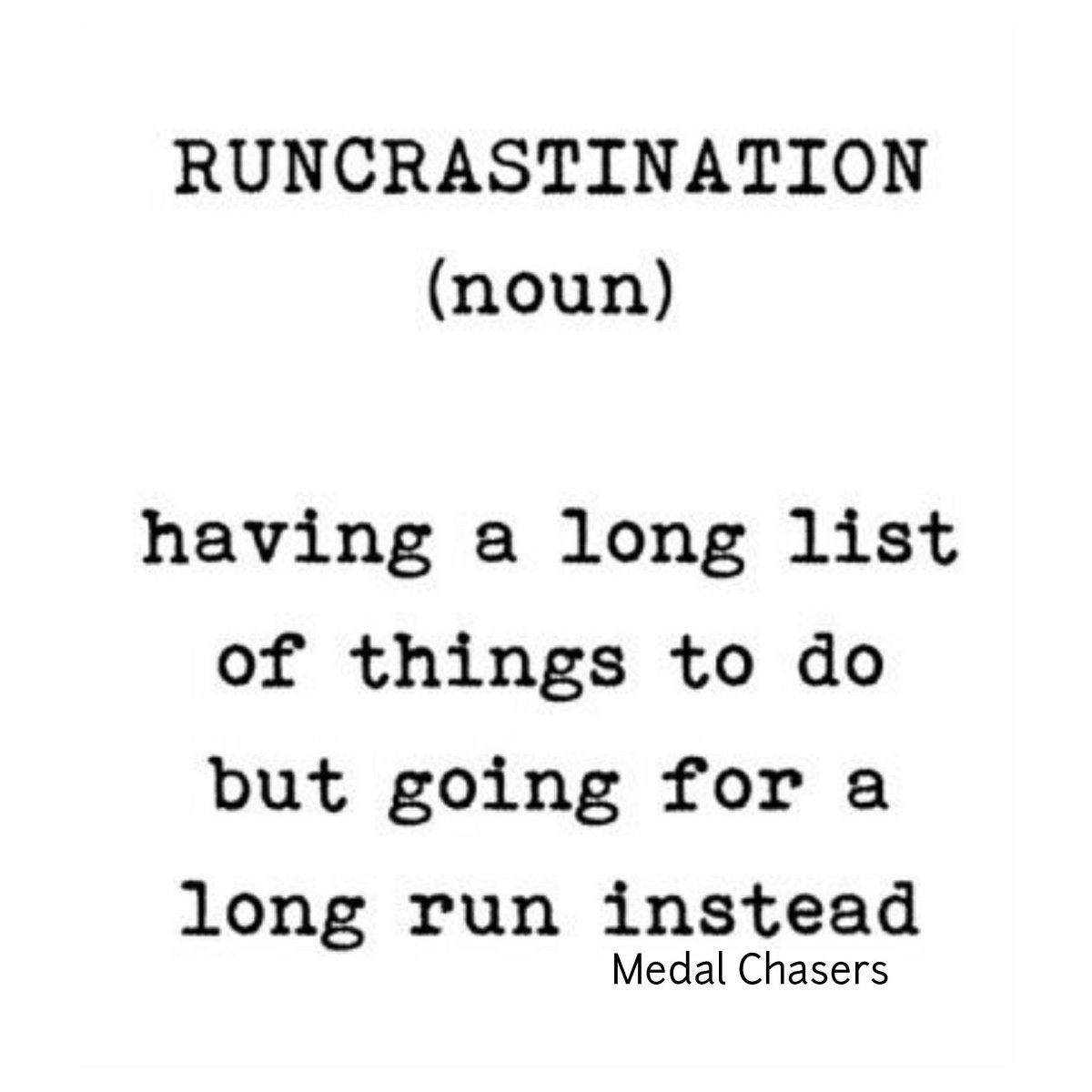 MedalChasers's tweet photo. This is me lately. So much to do, think I'll #run instead!

#runchat #marathontraining #runcrastination https://t.co/IzVhjTdUlL