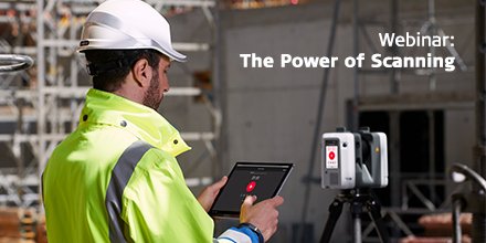 LeicaGeosystems's tweet photo. Last chance - join 'The Power of Scanning' webinar to discuss the #RTC360 3D #RealityCapture solution! #Doit360 #FastAgilePrecise #laserscanning https://t.co/gk767QMteu https://t.co/1gjgzKIUud