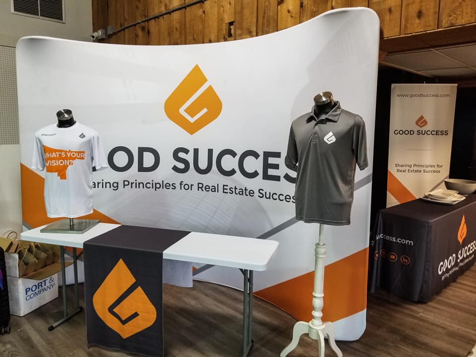 GoodSuccess_'s tweet photo. The office is coming together nicely for the Community Go-Giver event!
•
20 more chairs to set up and getting our merch table set. See you guys tomorrow!
.
#goodsuccess #flippinggary #realestate https://t.co/FM3nSDIejd