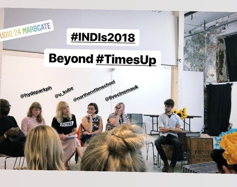 ulrikekubatta's tweet photo. Still digesting the discussion on the @INDIsFestival panel: #TimesUp: BUILDING A BETTER FILM FUTURE. 

Setting targets is an effective tool as #annaserner of the #swedishfilminstitute has proven with her impressive initiatives. 
#INDIs2018 #TimesUp https://t.co/GGVtP71jzc