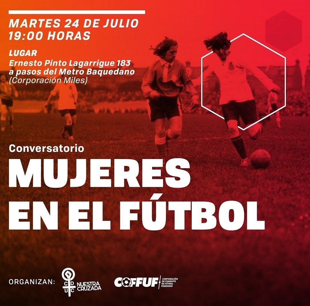 coffuf's tweet photo. Llegó nuestro día, el conversatorio de Mujeres en el Fútbol ha llegado 😍

Acompáñanos desde las 19:00 hrs en este espacio liderado por y para mujeres.

Las esperamos a todas en @MilesChile

Para más información y ubicación ingresa al evento https://t.co/Ic22ZTGCRd https://t.co/XcCEtgKPAJ