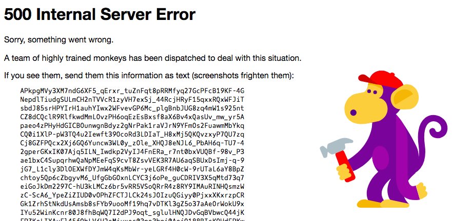 align_centre's tweet image. YouTube の 500 Internal Server Error を初めて見たのだけど、こうした場合、高度に訓練されたお猿さんのチームが派遣されるらしいw
#InternalServerError #500ServerError