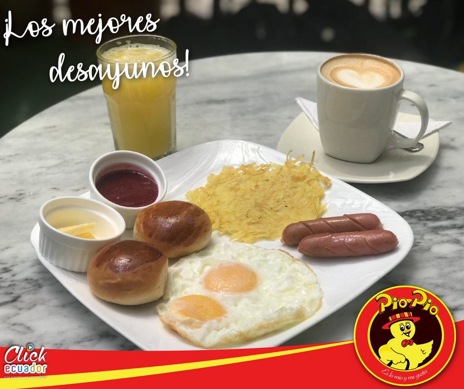 click_ecuador's tweet photo. Prueba los exquisitos Desayunos de Pio Café en el Parque de la Madre
Pio Pio Restaurants #ClickEcuador #Recomendacion https://t.co/3FZ3Pe1cDm