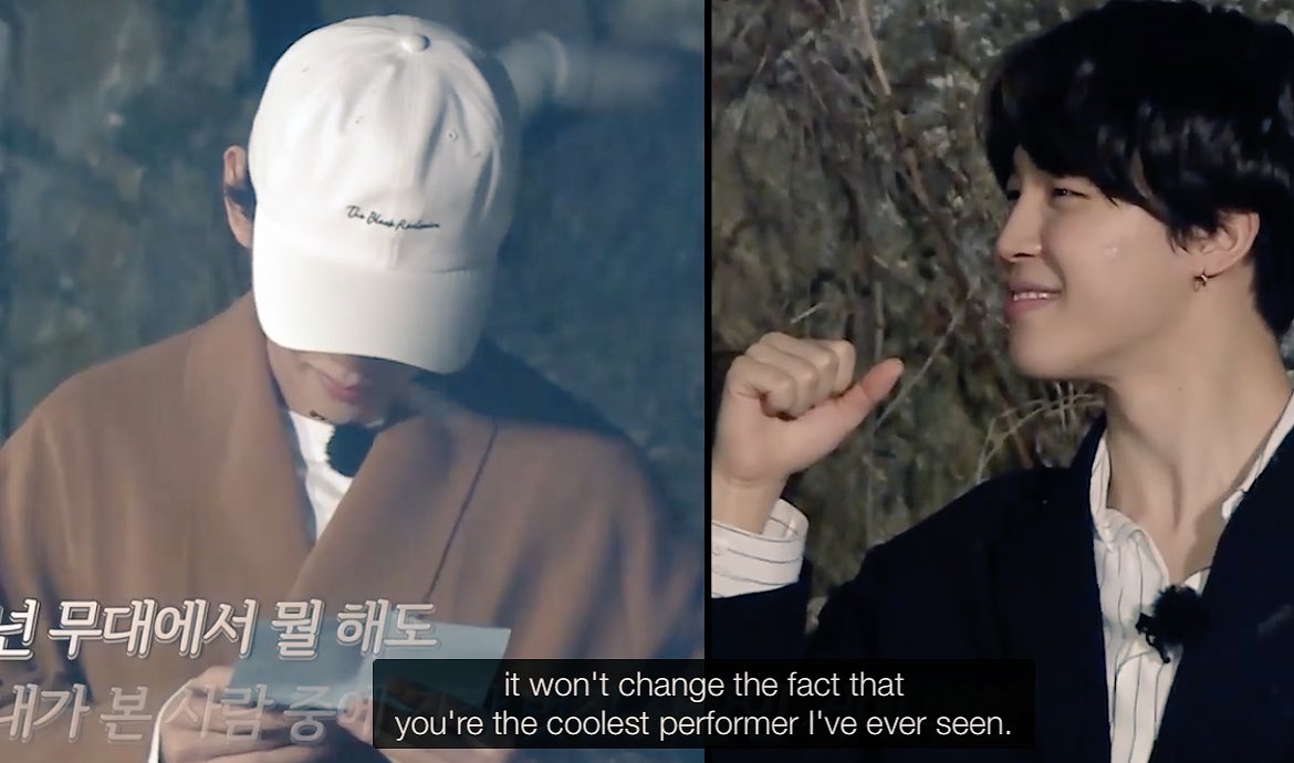 "No matter what you do on a stage, it won’t change the fact that you are the coolest performer I’ve ever seen. "