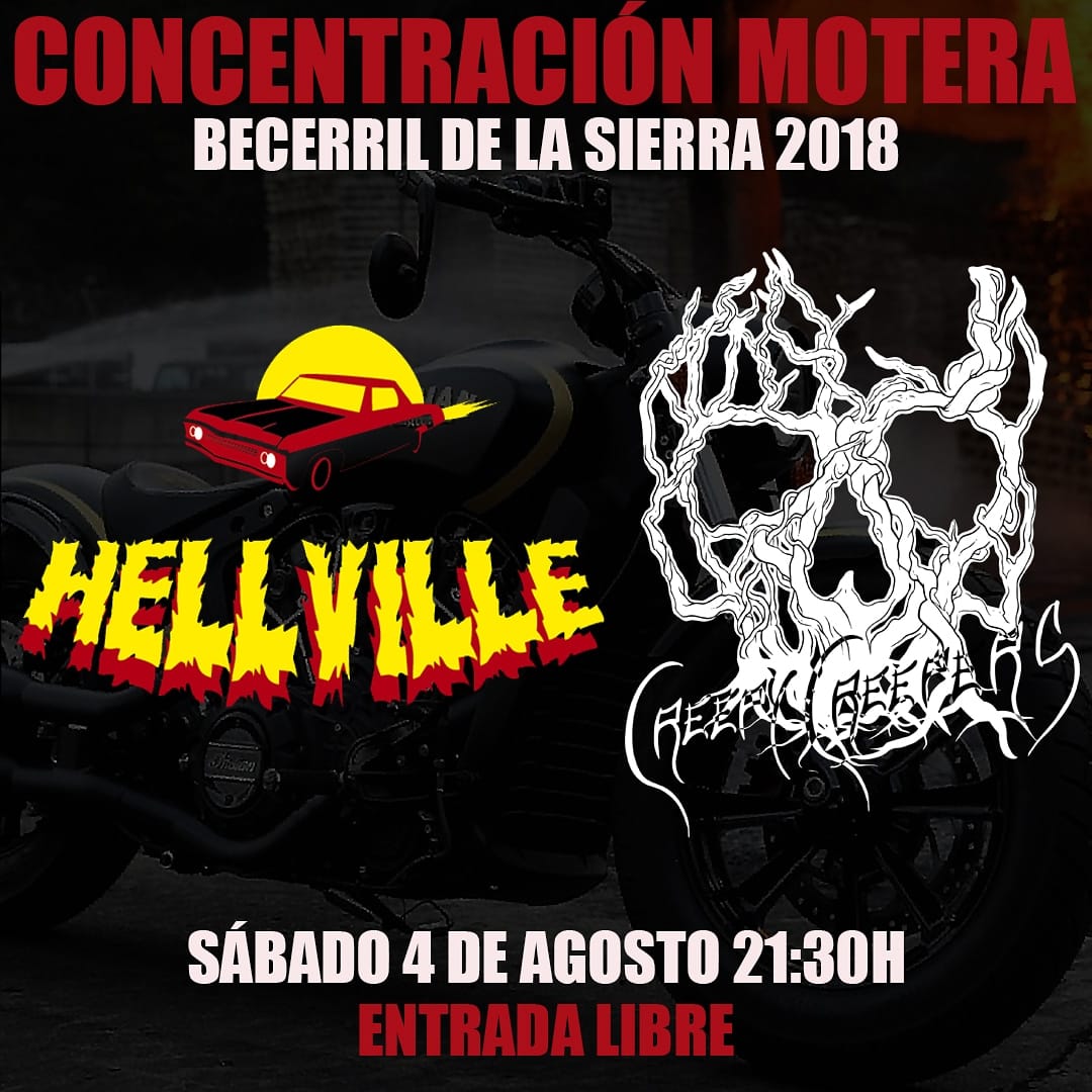 hellville_band's tweet photo. Planazo para el sábado 4 de agosto en #Becerril #Madrid
Los fuckin' #Hellville (22:30h) en directo en #concentracionmotera
Con Creepy Creepers (21:30h) Entrada libre!!
#concierto #rock #punk #garage #HardRock https://t.co/5OWrX4zYHb