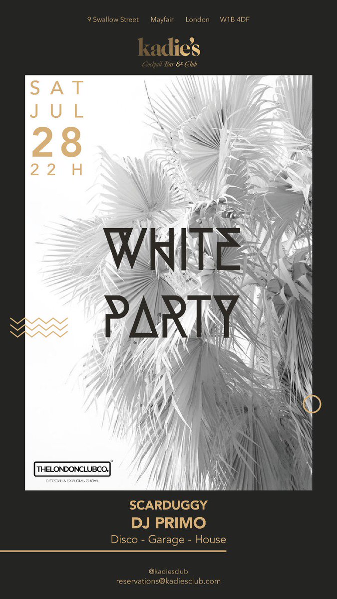 This week in Flyers including @belvedervodka Martini Masterclass, @djhenniev is back for #POP Thursday, @borjamarting Bringing Island feels Friday and Saturday we host our Summer White Party #whiteparty #djs #mayfair #party