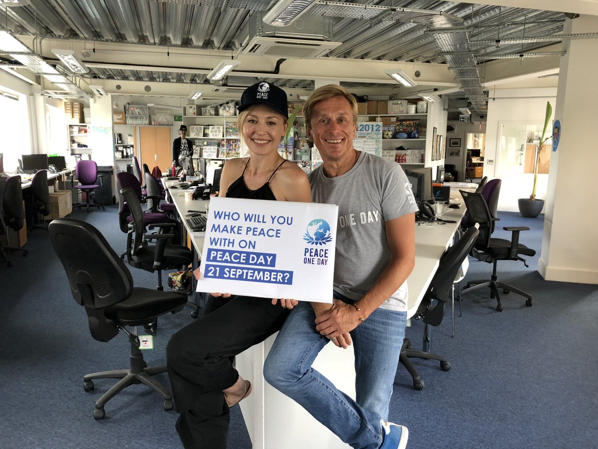 JeremyGilley's tweet photo. Great day filming with @PeaceOneDay Ambassador @julietrylance, campaigning for #PeaceDay 21 September. We're honoured to have Juliet as our Ambassador. https://t.co/5R6r4crVuC