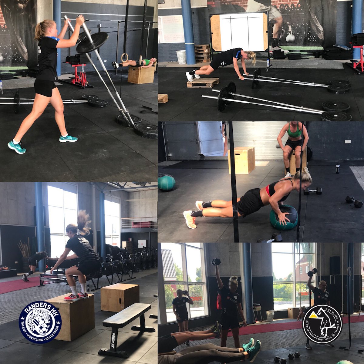 Hedebølgen nærmere sig Randers! Men det betyder ikke noget vores piger - de knokler med fuld power! Klar til sæsonstart!
#RandersHKvidere #enjoythehardwork #superchargedbyairtox