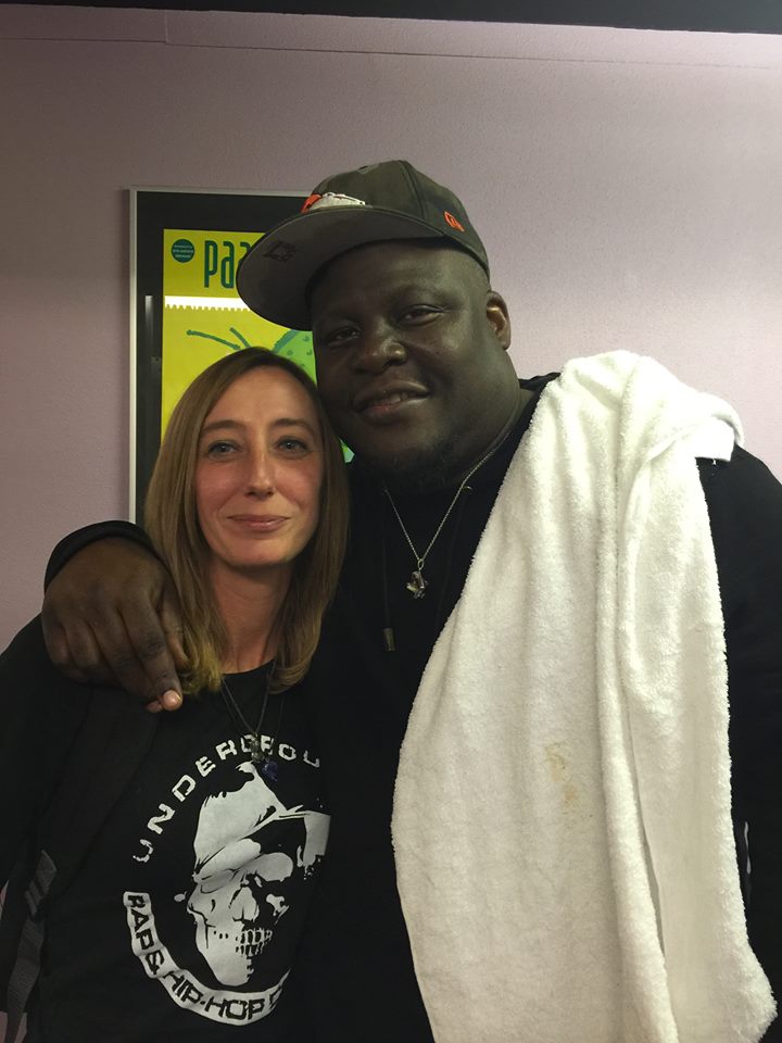 IsaNahilaS's tweet photo. #memories on that day when was in another backstage than his and was so shy that a friend asked for taking the pic lol S/O to @KillahPriest lyrical beast on scene! Check out the last #mooncrickets album freshly out since a week! #gems as usual https://t.co/Ah1913kjyc