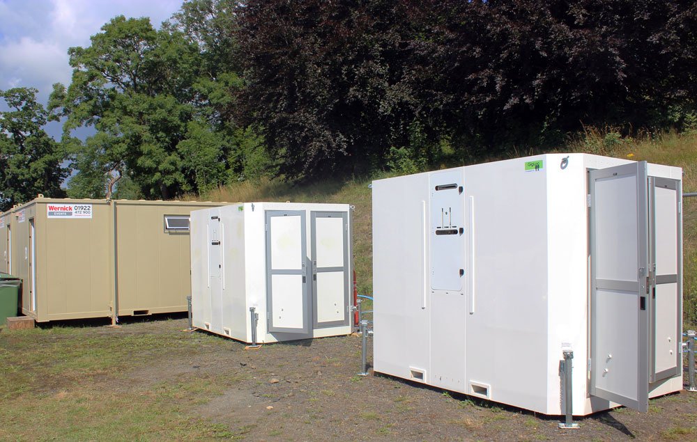 WernickEvents's tweet photo. Wernick shower and toilet units x 80 have been installed at @royalwelshshow for the comfort of the team behind this mammoth 4 day agricultural event. #RoyalWelshShow #poshloos #portableshowers #portabletoilets https://t.co/GCvjJfr5Vq