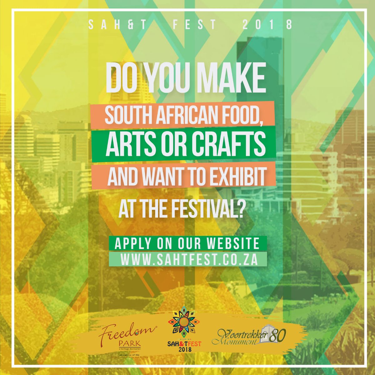 SahTfest's tweet image. Calling out all the vendors to participate. Get the application form on our website sahtfest.co.za
#sahtfest2018 
#MakingMoves 
#TravelTuesday