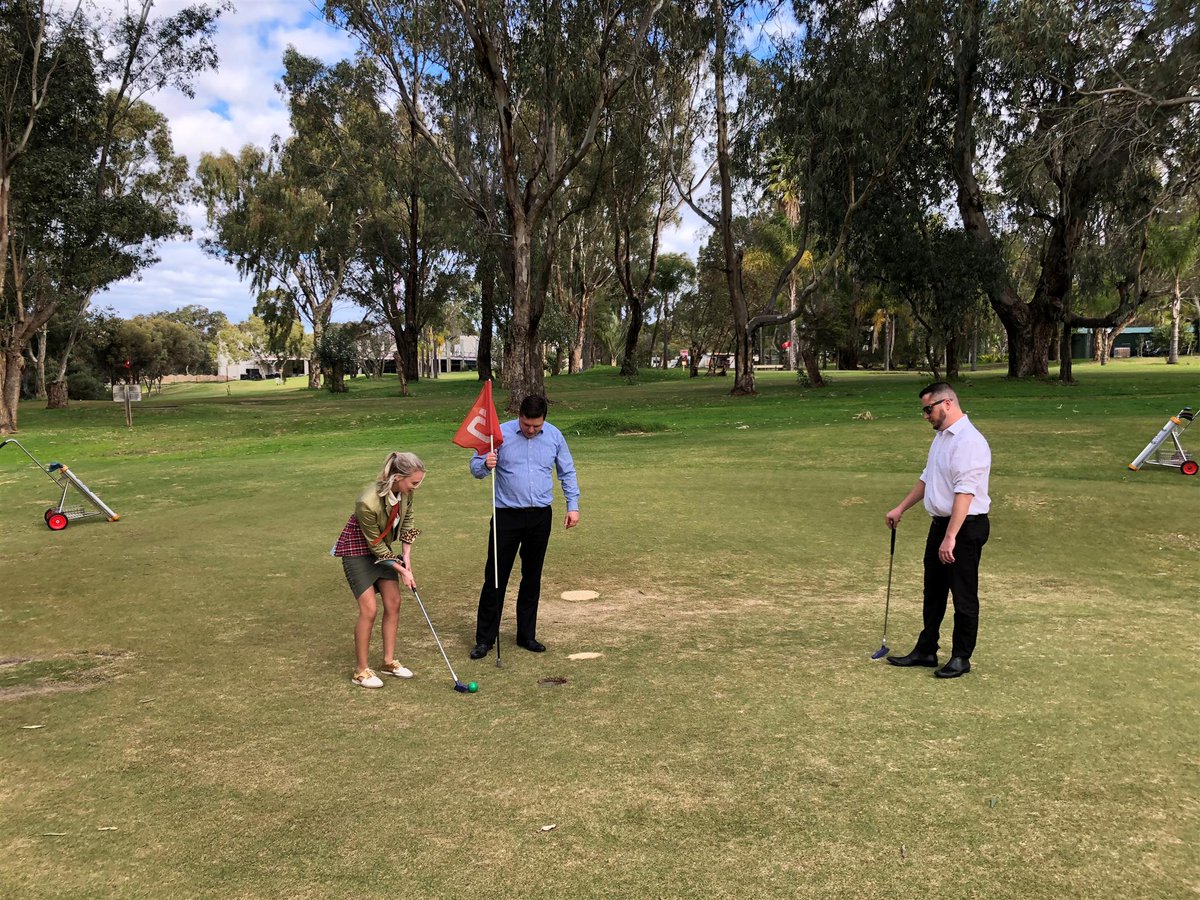 Strata_Green's tweet photo. On Friday 20th July the StrataGreen team met at the Oasis Resort for our Annual Sales Meeting to discuss our vision and goals for the 2018/2019 financial year. After a mix of productive deliberation and team building exercises, we finished the day of with a round of SupaGolf https://t.co/tNpyvujNGu