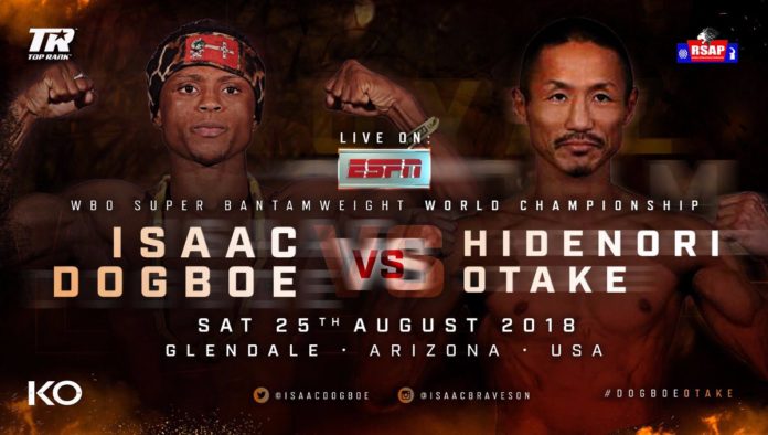 BoxingGhana's tweet photo. ‘I’m Capturing My First World Title’ – #Otake Tells @IsaacDogboe
https://t.co/QyslOCqBXQ
@DStv #August25 #nextbout #legendary #theroyalstormdogboe #Boxing @tv3_ghana @Muftawu_Nabila @Fentuo @esikyire @Mickey_Moo https://t.co/jUNLygfRgH